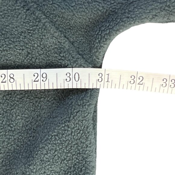 Prospirit Mens 2XL Pullover Green Thick Fleece Half Zip Outdoor Hiking Jacket - Picture 9 of 12